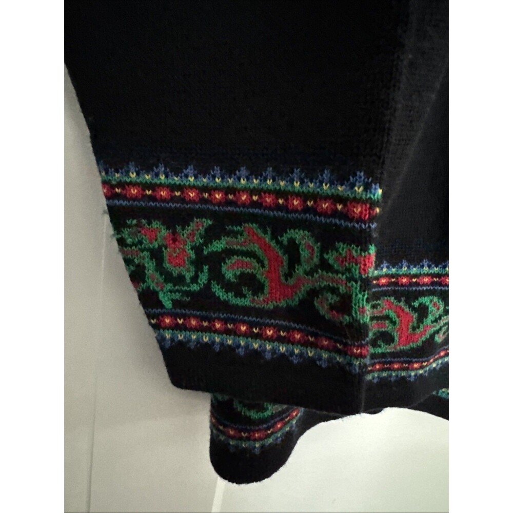 Pendleton Women’s Sweater Black Medium Cardigan P… - image 4